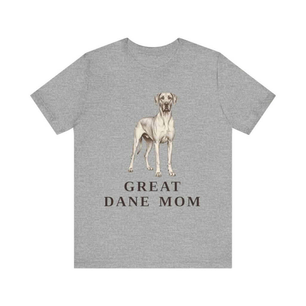 Great Dane Mom Shirt, Vintage Dog Sketch Tee, Dog Mom Gift