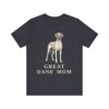 Great Dane Mom Shirt, Vintage Dog Sketch Tee, Dog Mom Gift