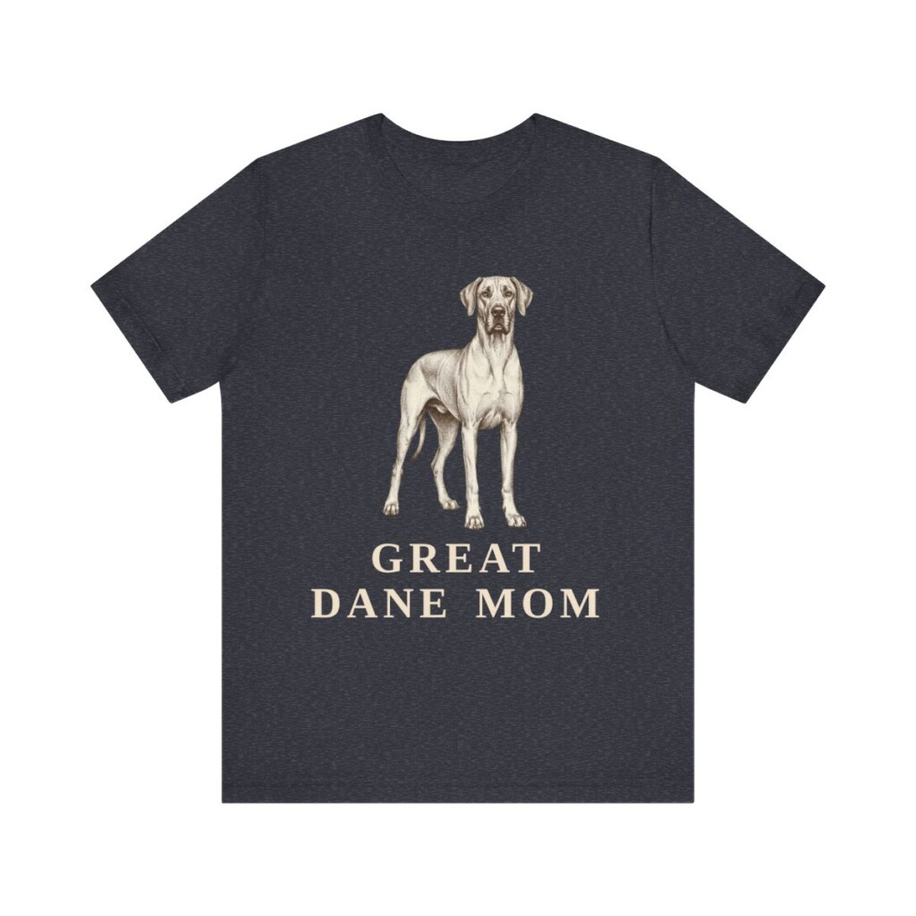 Great Dane Mom Shirt, Vintage Dog Sketch Tee, Dog Mom Gift