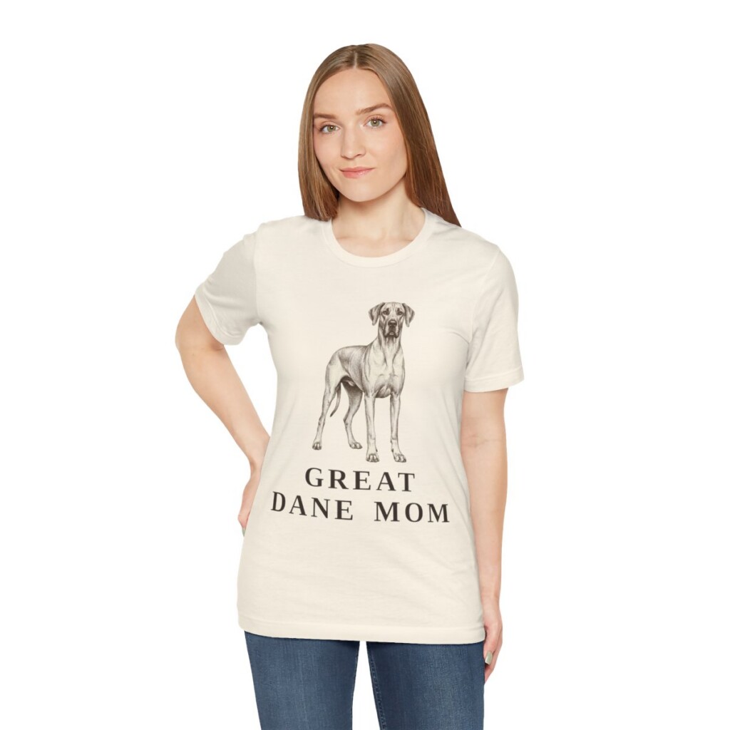 Great Dane Mom Shirt, Vintage Dog Sketch Tee, Dog Mom Gift