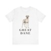 Great Dane Lover Shirt, Vintage Dog Sketch Tee, Dog Lover Gift