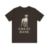 Great Dane Lover Shirt, Vintage Dog Sketch Tee, Dog Lover Gift