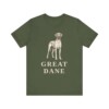 Great Dane Lover Shirt, Vintage Dog Sketch Tee, Dog Lover Gift