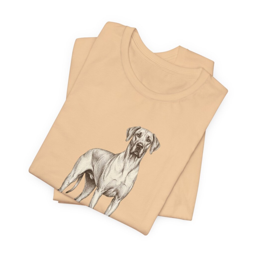 Great Dane Humor Shirt, Vintage Dog Sketch Tee, Dog Humor Gift