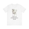 Great Pyrenees Dad Shirt, Vintage Dog Sketch Tee, Dog Dad Gift