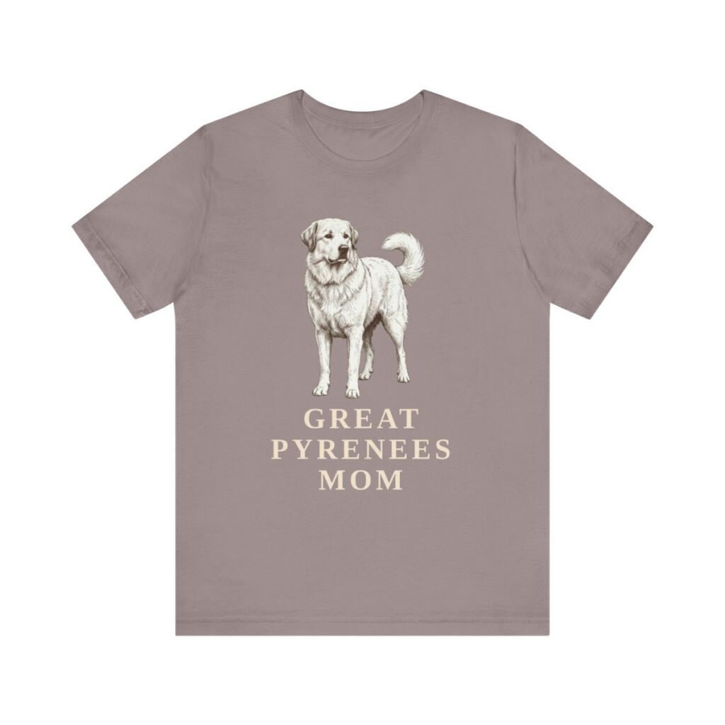 Great Pyrenees Mom Shirt, Vintage Dog Sketch Tee, Dog Mom Gift