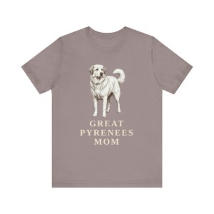 Great Pyrenees Mom Shirt, Vintage Dog Sketch Tee, Dog Mom Gift