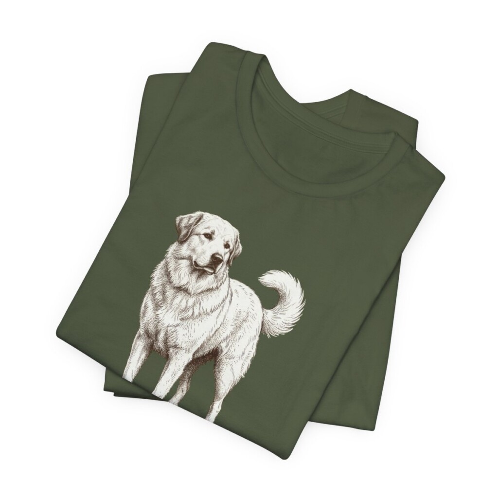 Great Pyrenees Mom Shirt, Vintage Dog Sketch Tee, Dog Mom Gift
