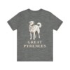 Great Pyrenees Lover Shirt, Vintage Dog Sketch Tee, Dog Lover Gift