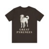 Great Pyrenees Lover Shirt, Vintage Dog Sketch Tee, Dog Lover Gift