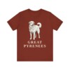 Great Pyrenees Lover Shirt, Vintage Dog Sketch Tee, Dog Lover Gift