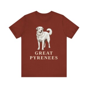 Great Pyrenees Lover Shirt, Vintage Dog Sketch Tee, Dog Lover Gift