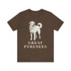 Great Pyrenees Lover Shirt, Vintage Dog Sketch Tee, Dog Lover Gift