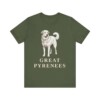 Great Pyrenees Lover Shirt, Vintage Dog Sketch Tee, Dog Lover Gift