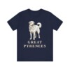 Great Pyrenees Lover Shirt, Vintage Dog Sketch Tee, Dog Lover Gift