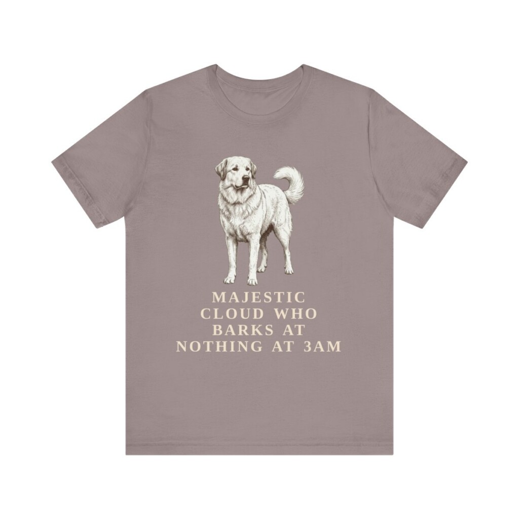 Great Pyrenees Humor Shirt, Vintage Dog Sketch Tee, Dog Humor Gift