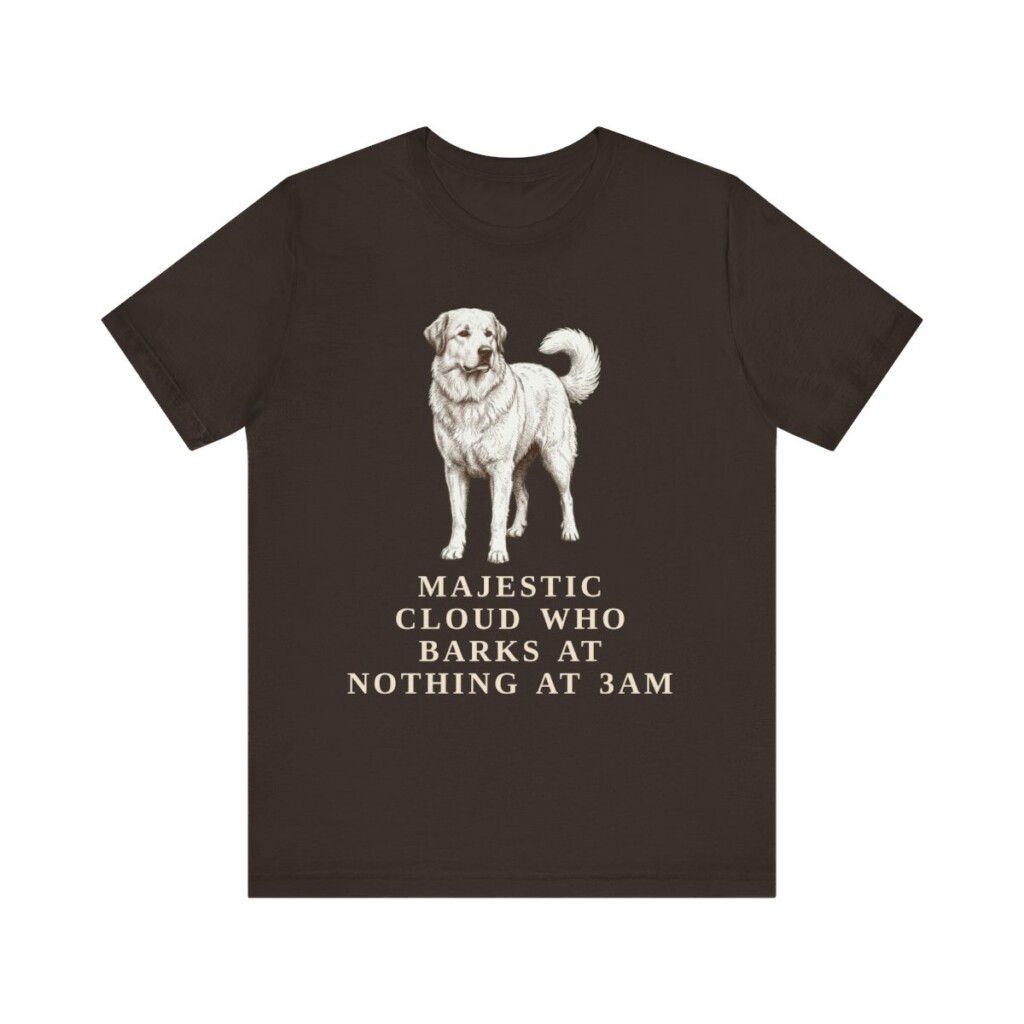 Great Pyrenees Humor Shirt, Vintage Dog Sketch Tee, Dog Humor Gift