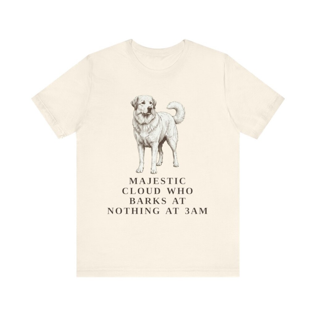 Great Pyrenees Humor Shirt, Vintage Dog Sketch Tee, Dog Humor Gift