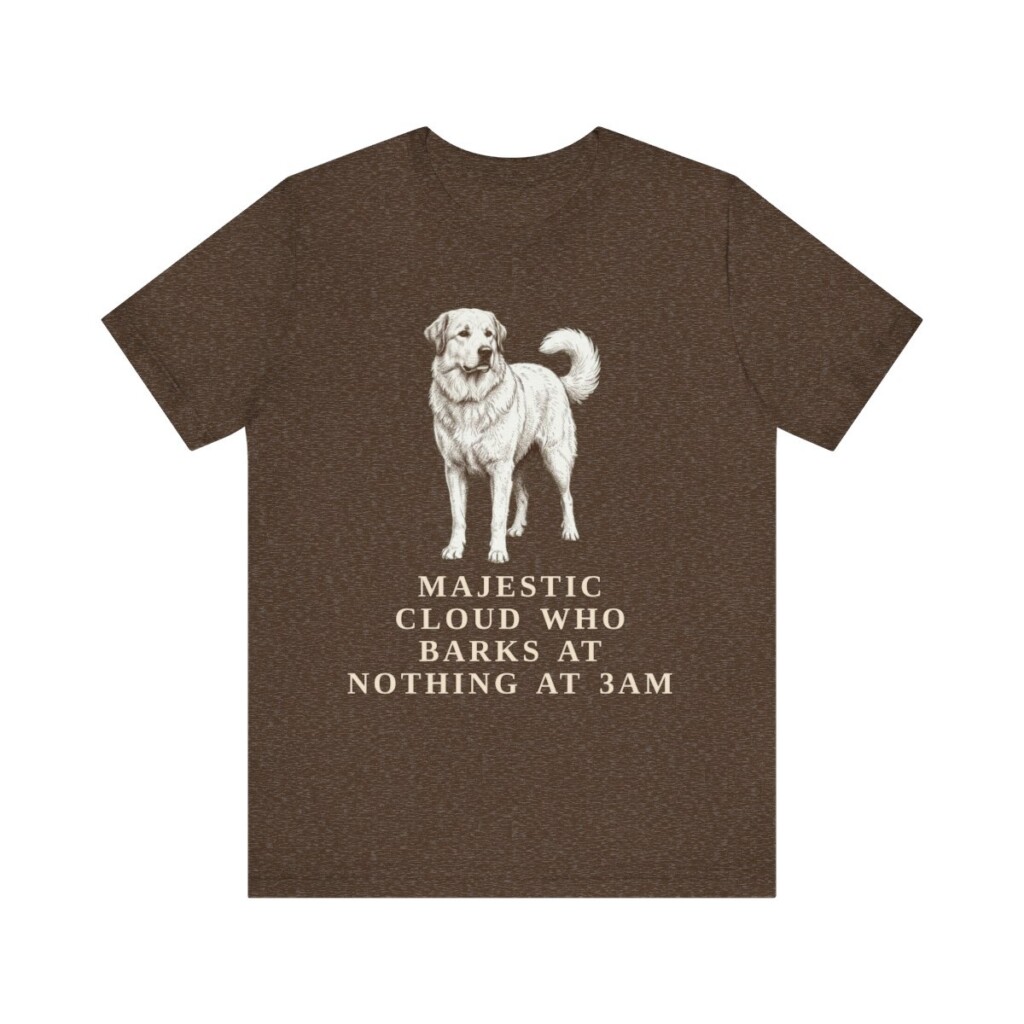 Great Pyrenees Humor Shirt, Vintage Dog Sketch Tee, Dog Humor Gift