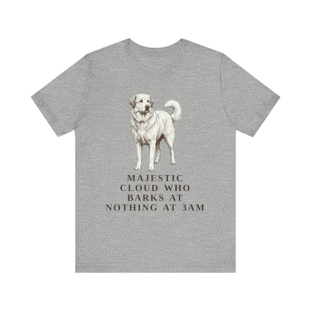 Great Pyrenees Humor Shirt, Vintage Dog Sketch Tee, Dog Humor Gift