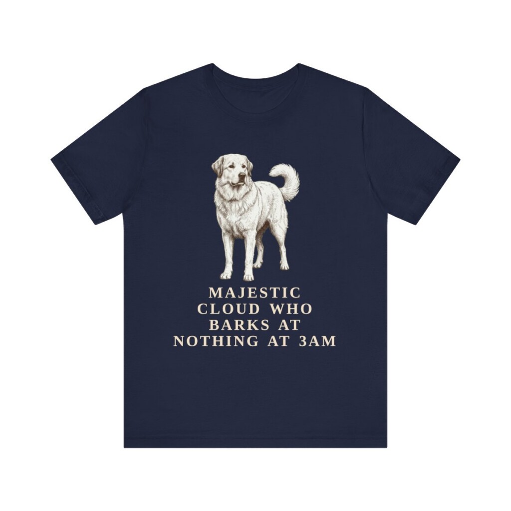 Great Pyrenees Humor Shirt, Vintage Dog Sketch Tee, Dog Humor Gift