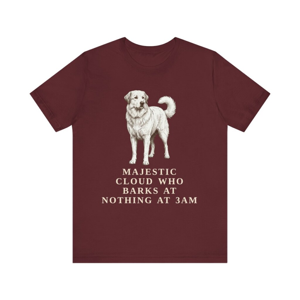 Great Pyrenees Humor Shirt, Vintage Dog Sketch Tee, Dog Humor Gift