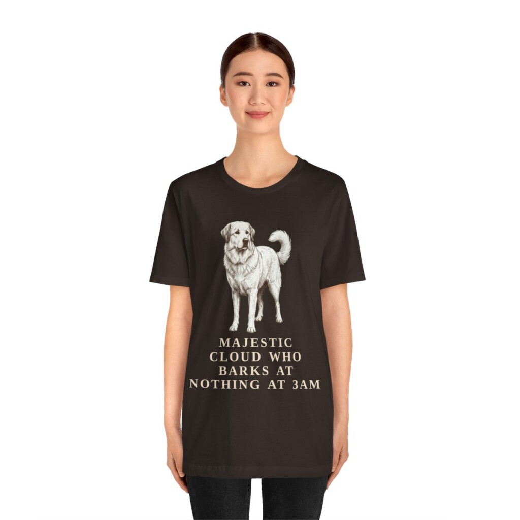Great Pyrenees Humor Shirt, Vintage Dog Sketch Tee, Dog Humor Gift