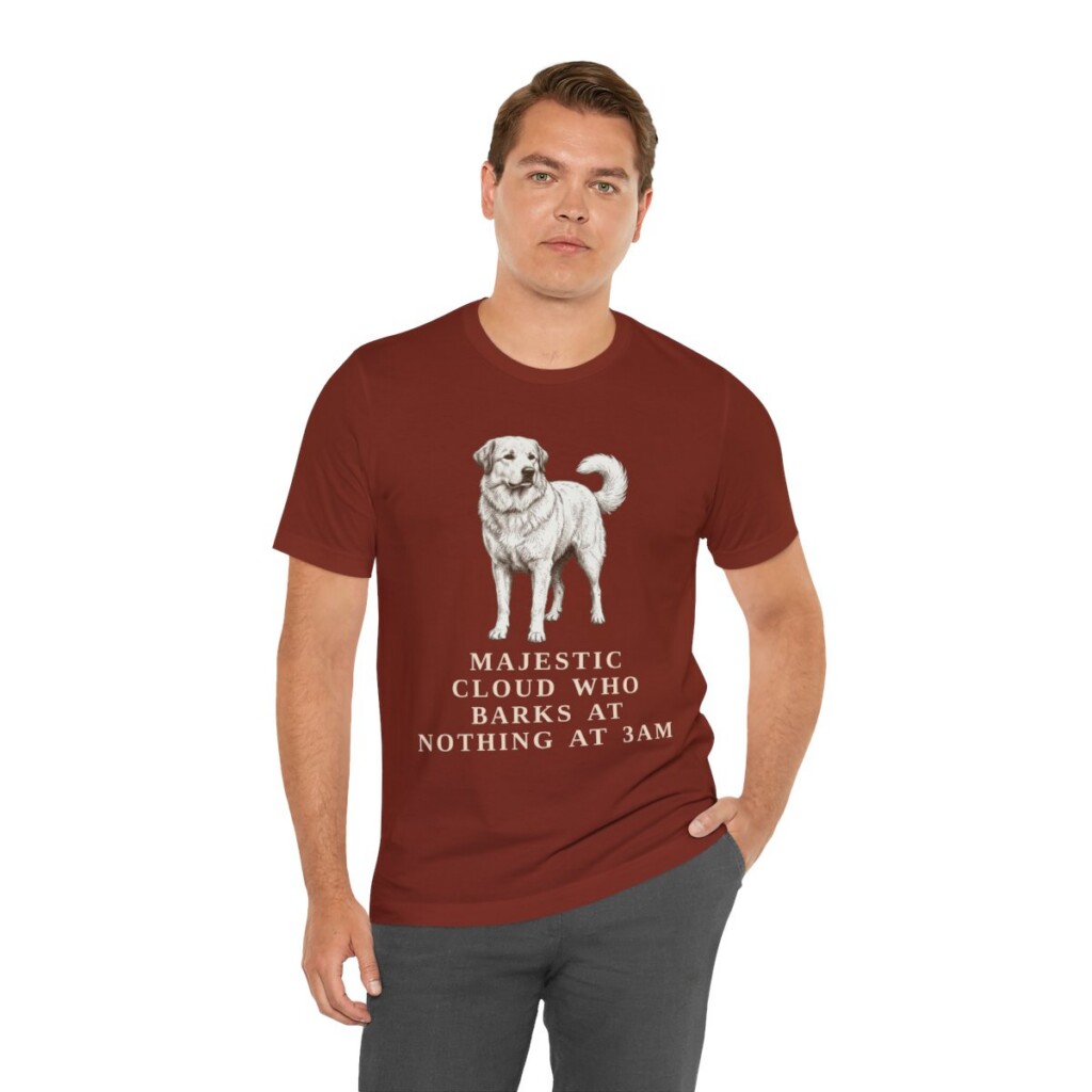 Great Pyrenees Humor Shirt, Vintage Dog Sketch Tee, Dog Humor Gift