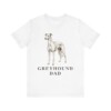 Greyhound Dad Shirt, Vintage Dog Sketch Tee, Dog Dad Gift