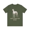 Greyhound Dad Shirt, Vintage Dog Sketch Tee, Dog Dad Gift