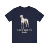 Greyhound Dad Shirt, Vintage Dog Sketch Tee, Dog Dad Gift