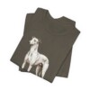 Greyhound Dad Shirt, Vintage Dog Sketch Tee, Dog Dad Gift