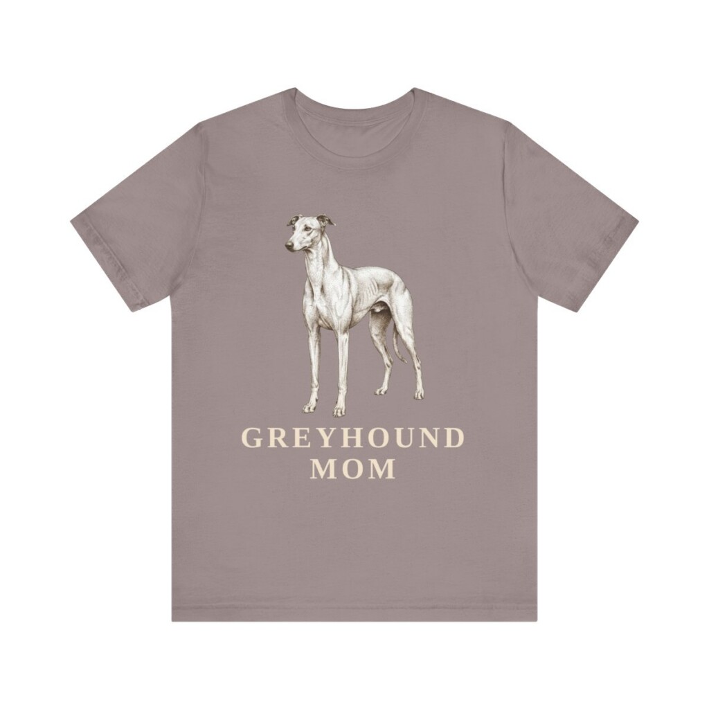 Greyhound Mom Shirt, Vintage Dog Sketch Tee, Dog Mom Gift