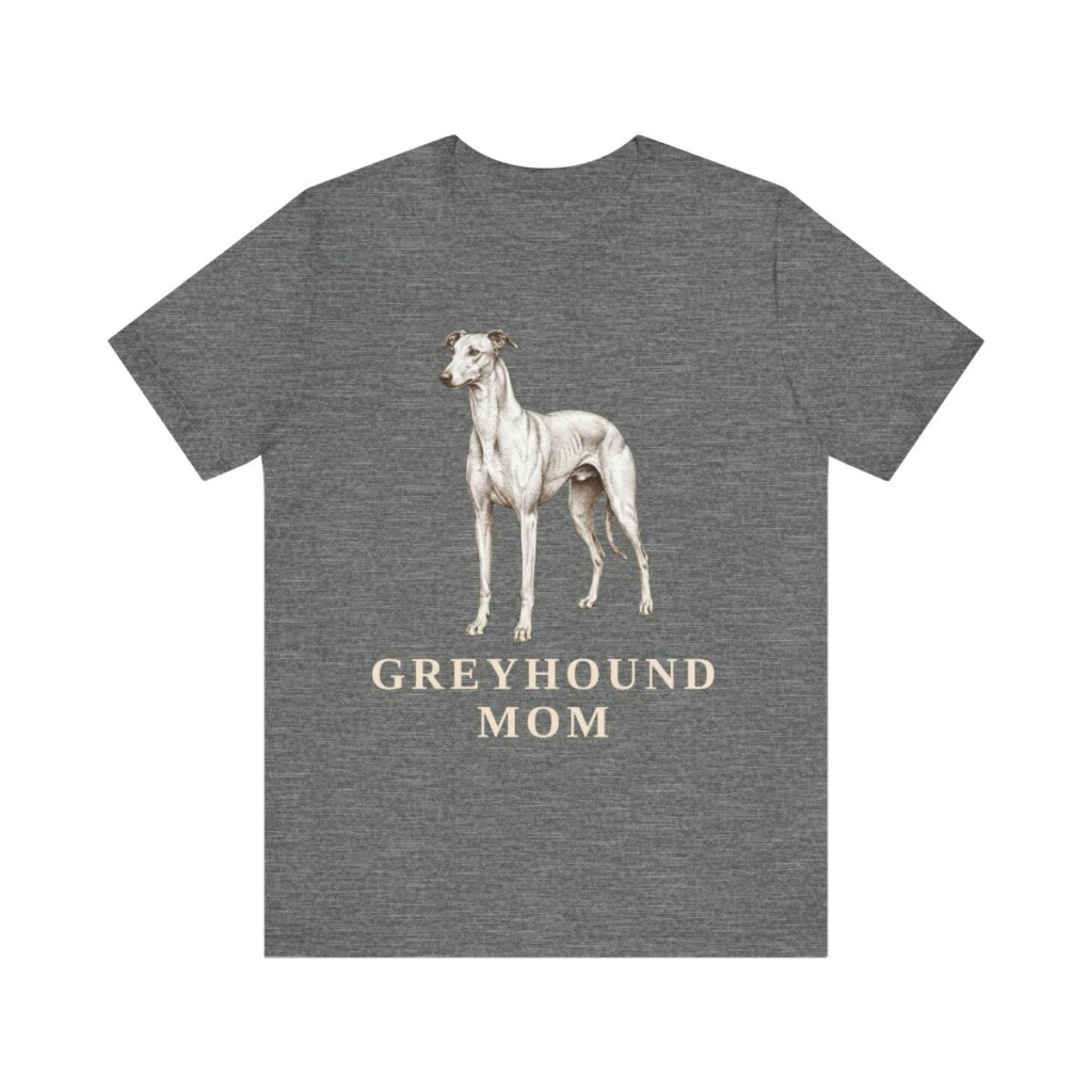 Greyhound Mom Shirt, Vintage Dog Sketch Tee, Dog Mom Gift