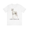 Greyhound Lover Shirt, Vintage Dog Sketch Tee, Dog Lover Gift