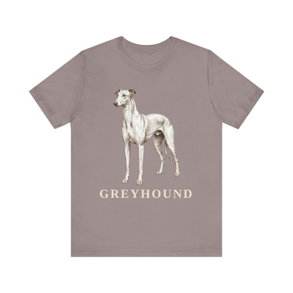 Greyhound Lover Shirt, Vintage Dog Sketch Tee, Dog Lover Gift