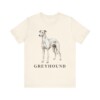 Greyhound Lover Shirt, Vintage Dog Sketch Tee, Dog Lover Gift