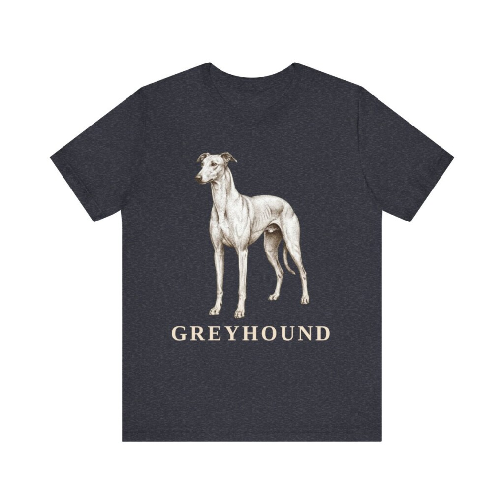 Greyhound Lover Shirt, Vintage Dog Sketch Tee, Dog Lover Gift