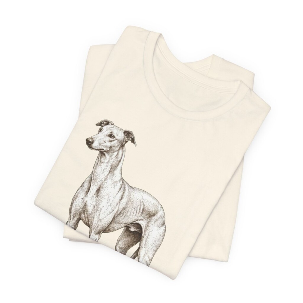 Greyhound Lover Shirt, Vintage Dog Sketch Tee, Dog Lover Gift
