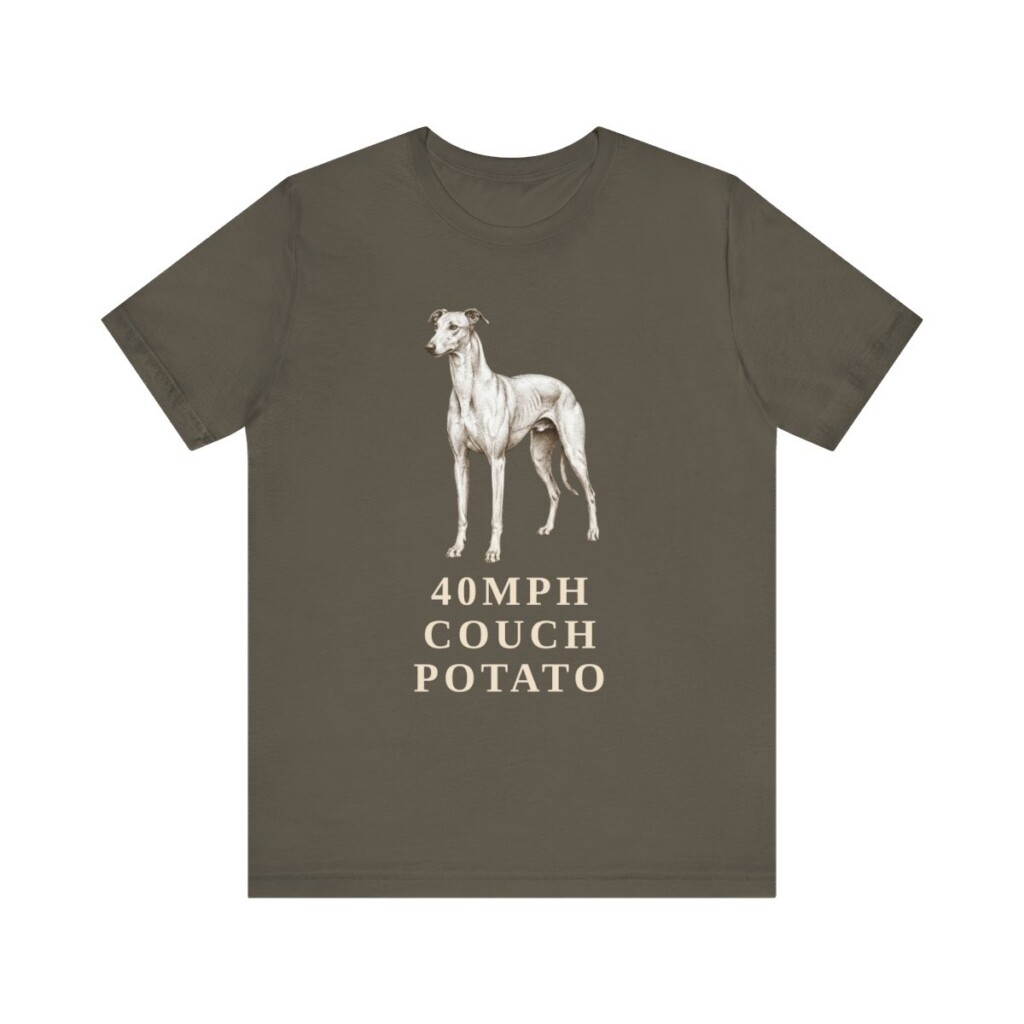 Greyhound Humor Shirt, Vintage Dog Sketch Tee, Dog Humor Gift