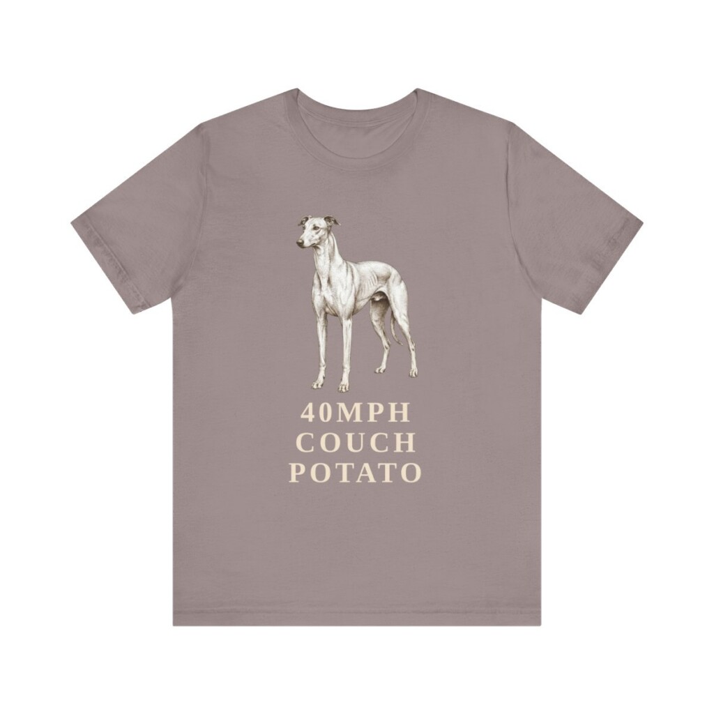 Greyhound Humor Shirt, Vintage Dog Sketch Tee, Dog Humor Gift