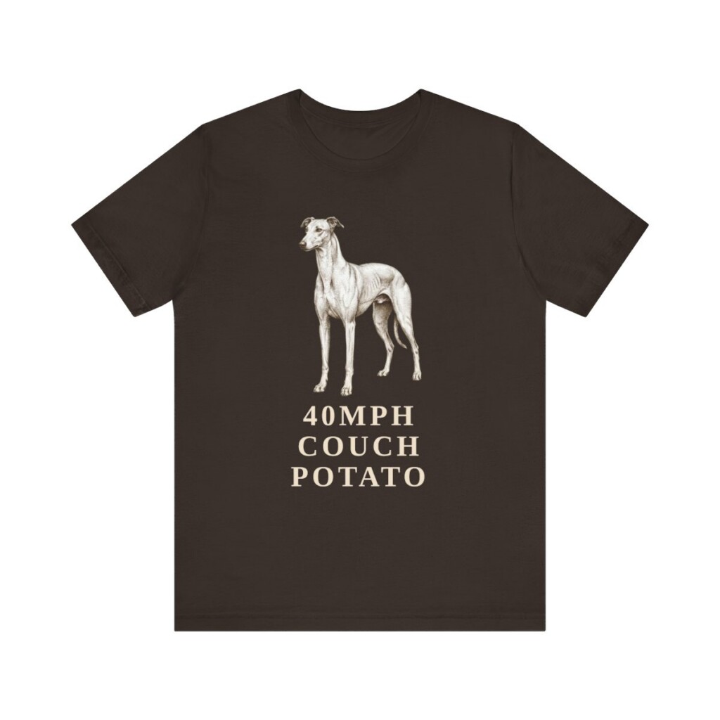 Greyhound Humor Shirt, Vintage Dog Sketch Tee, Dog Humor Gift