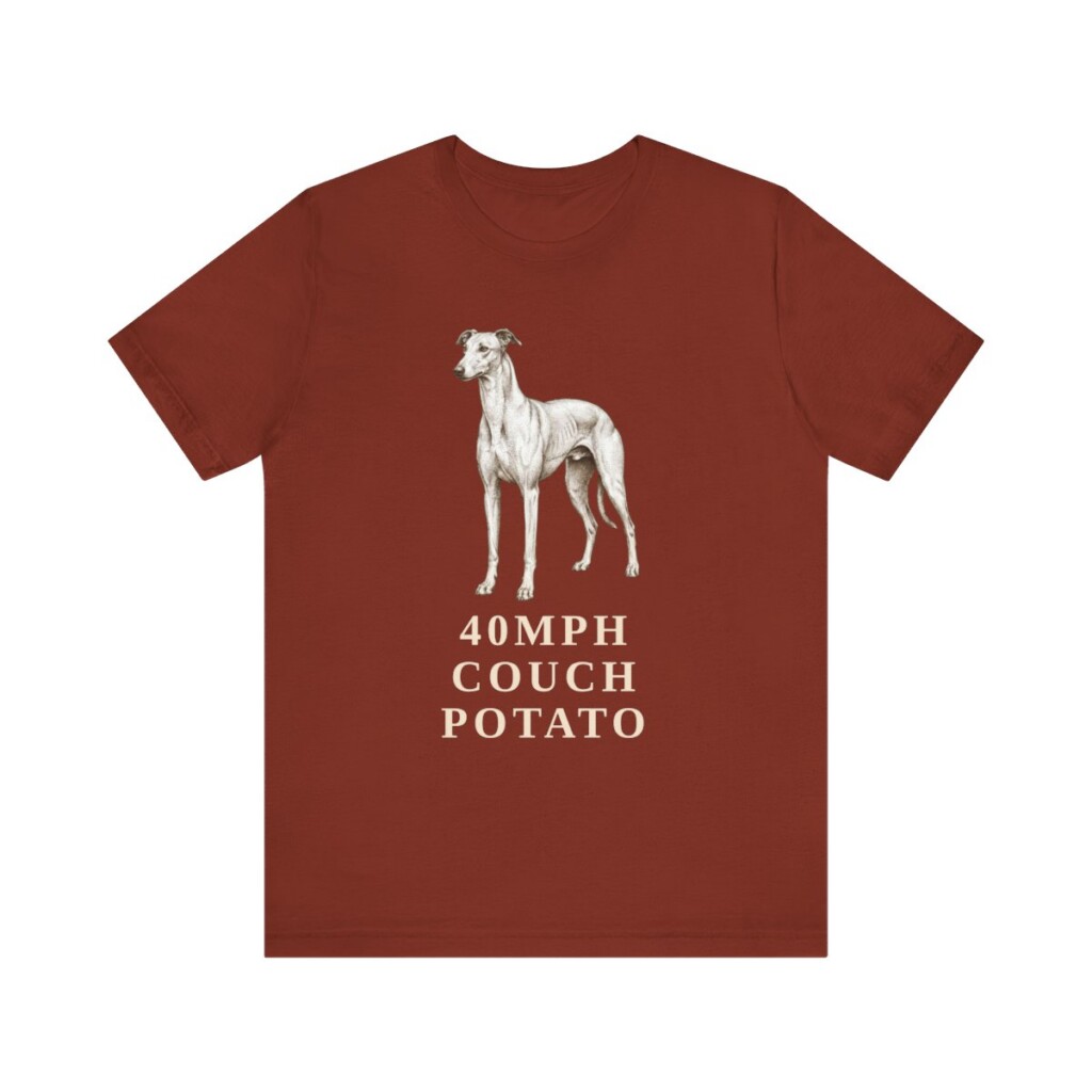 Greyhound Humor Shirt, Vintage Dog Sketch Tee, Dog Humor Gift