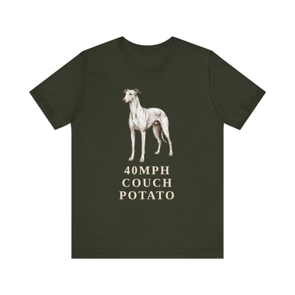 Greyhound Humor Shirt, Vintage Dog Sketch Tee, Dog Humor Gift