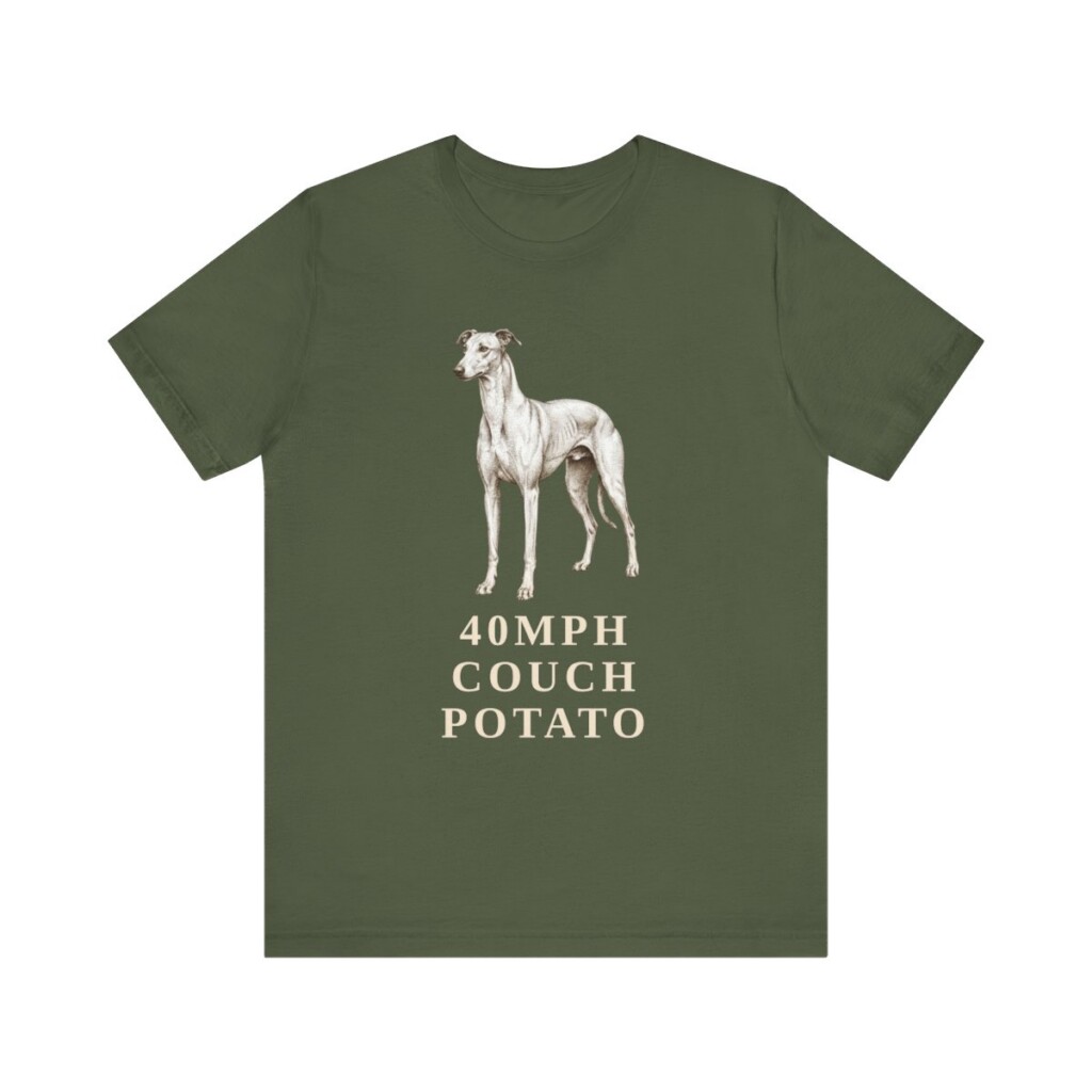 Greyhound Humor Shirt, Vintage Dog Sketch Tee, Dog Humor Gift