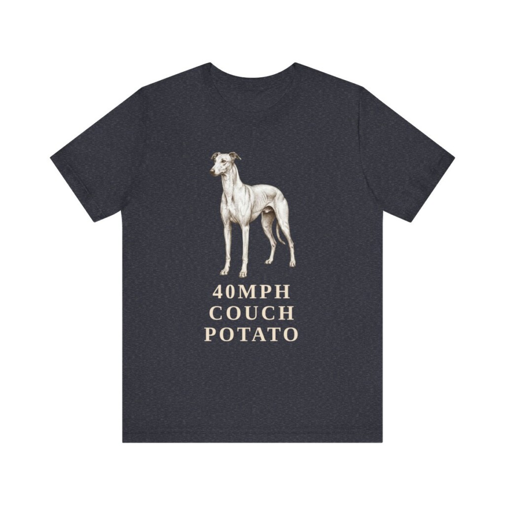 Greyhound Humor Shirt, Vintage Dog Sketch Tee, Dog Humor Gift