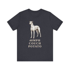 Greyhound Humor Shirt, Vintage Dog Sketch Tee, Dog Humor Gift