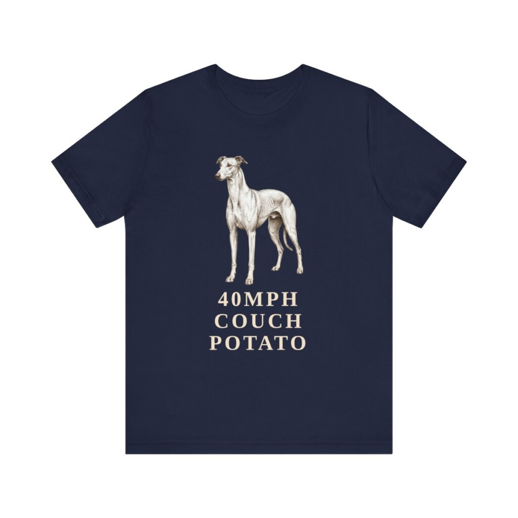 Greyhound Humor Shirt, Vintage Dog Sketch Tee, Dog Humor Gift
