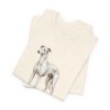 Greyhound Humor Shirt, Vintage Dog Sketch Tee, Dog Humor Gift