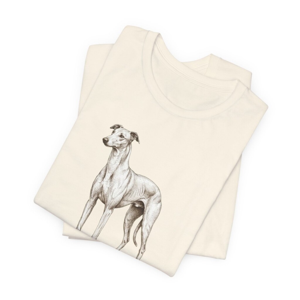 Greyhound Humor Shirt, Vintage Dog Sketch Tee, Dog Humor Gift